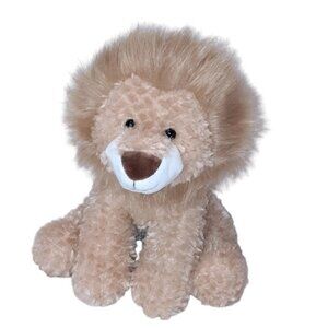 Apricot Lamb Lion Seated Stuffed Animal Plush Toy 10"